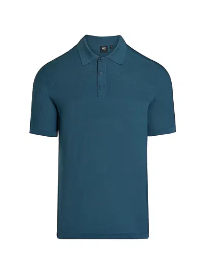 Alphatauri Fenzi Short-sleeve Polo Shirt In Blue