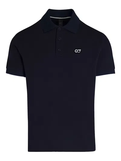 Alphatauri Logo-print Polo Shirt In Black