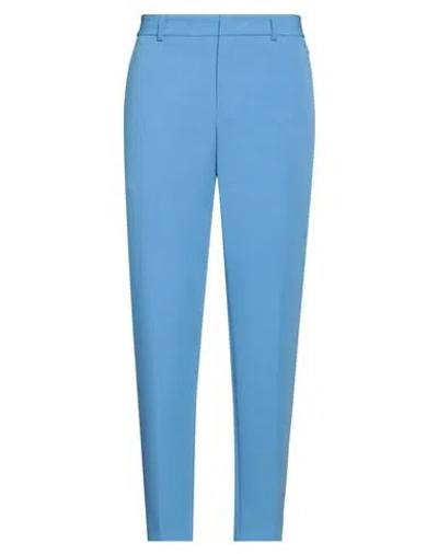 Alphatauri Man Pants Pastel Blue Size Xl Polyester, Elastane