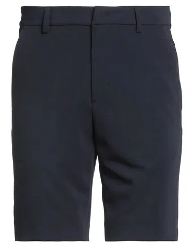 Alphatauri Man Shorts & Bermuda Shorts Midnight Blue Size 33 Polyester, Elastane
