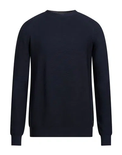 Alphatauri Man Sweater Midnight Blue Size Xxl Polyamide