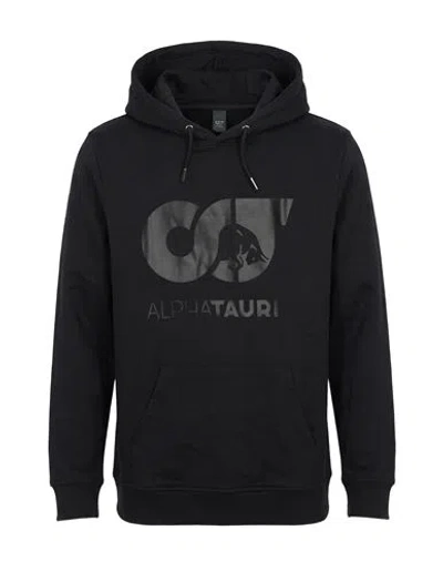 Alphatauri Man Sweatshirt Black Size M Cotton, Polyester