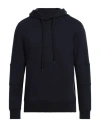 Alphatauri Man Sweatshirt Navy Size Xxl Polyester, Cotton