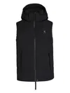 Alphatauri Ocoav Hooded Puffer Gilet In Black