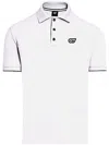 Alphatauri Piqué Polo Shirt In 白色