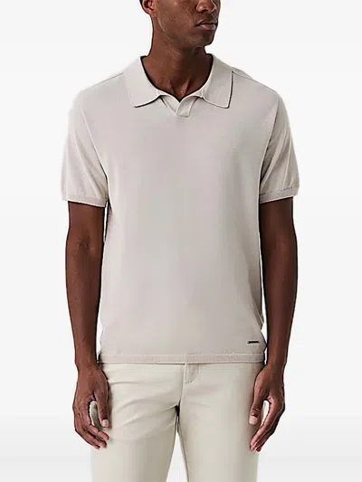 Alphatauri Seamless 3d Knit Polo Shirt In 灰色