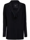 Alphatauri Single-breasted Blazer In Black