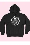 Alphia Santa Claws Hoodie In Black And White In Black