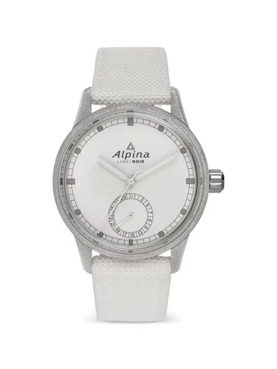 Alpina Alpiner Date Manufacture 41.5mm Watch In White