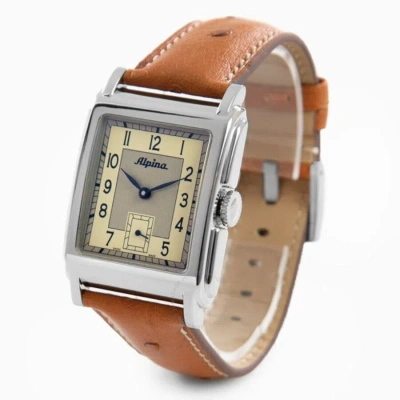 Alpina Alpiner Heritage Carree Automatic Men's Watch Al-530sac3c6 In Brown