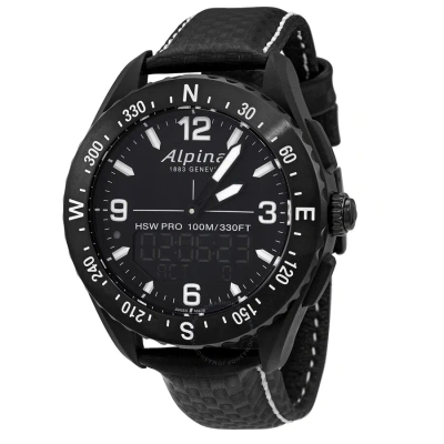 Alpina Open Box -  Alpinerx Alarm Quartz Analog-digital Black Dial Men's Smart Watch Al-283lbbw5aq6