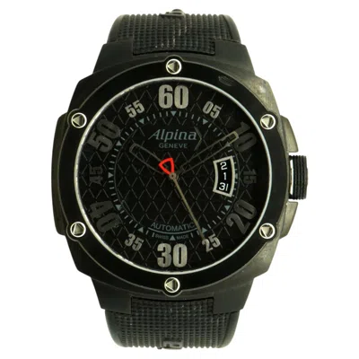 Pre-owned Alpina Black Pvd Avalanche Extreme 48mm