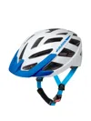 Alpina Blue-detail Cycling Helmet In Metallic