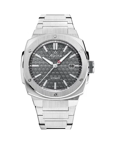 Alpina Men's Swiss Automatic Alpiner Stainless Steel Bracelet Watch 41mm In Silver-tone