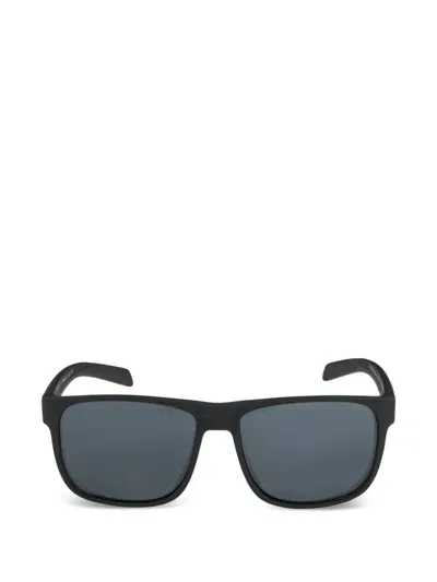 Alpina Nacan Iii Sonnenbrille Mit Eckigem Gestell In Schwarz