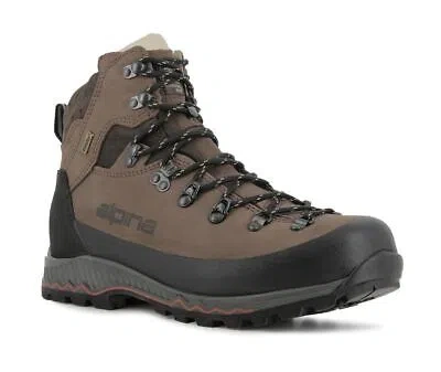 Pre-owned Alpina Nepal Men's Hiking Boots - Waterproof Leather, Gtx Membrane, Vibram In Multicolor