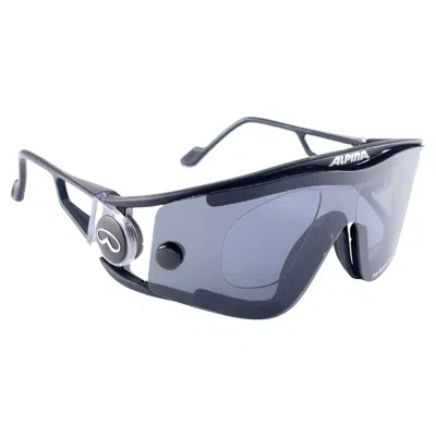 Pre-owned Alpina New Vintage Rare  Pro Sport Optic Mono Lens Sunglasses 1980's Germany In Gray