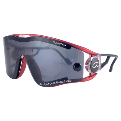 Pre-owned Alpina New Vintage Rare  Pro Sport Optic Mono Lens Sunglasses 1980's Germany In Gray