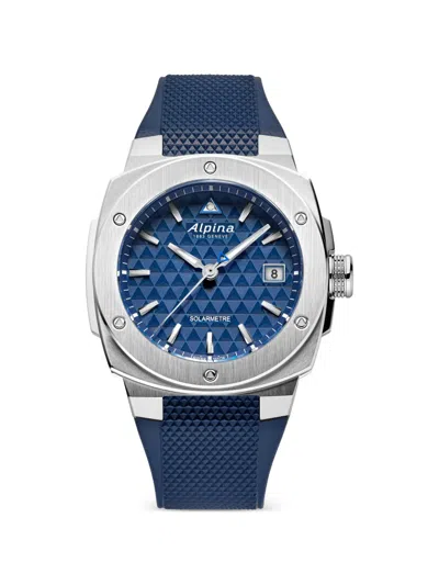 Alpina Solarmetre 38.90mm Watch In Blue