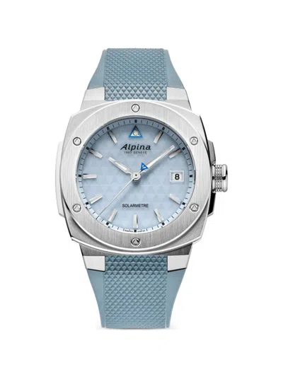 Alpina Solarmetre 38.90mm Watch In Blue