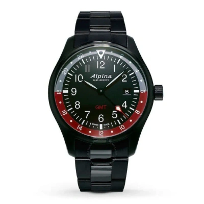 Alpina Startimer Pilot Quartz Black Dial Men's Watch Al-247br4fbs6b