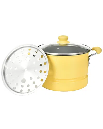 ALPINE CUISINE ALPINE CUISINE ALUM STOCK POT GREY CERAMIC COATING