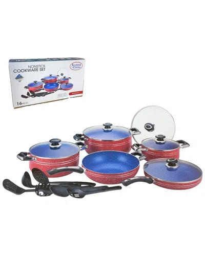 ALPINE CUISINE ALPINE CUISINE SET OF 16PC ALUM COOKWARE WITH BAKE
