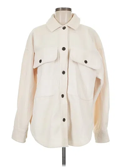 Pre-owned Alpine Design Coat In Ivory