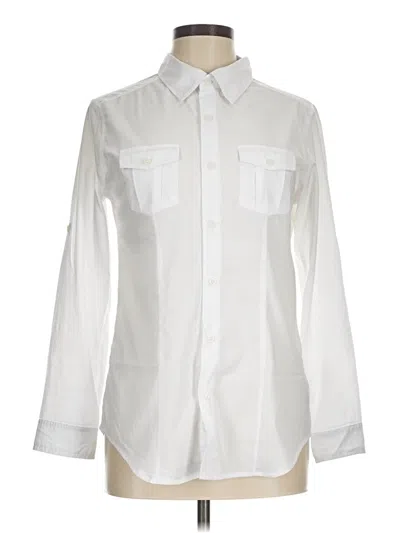Pre-owned Alpine Design Long Sleeve Button Down Shirt In White