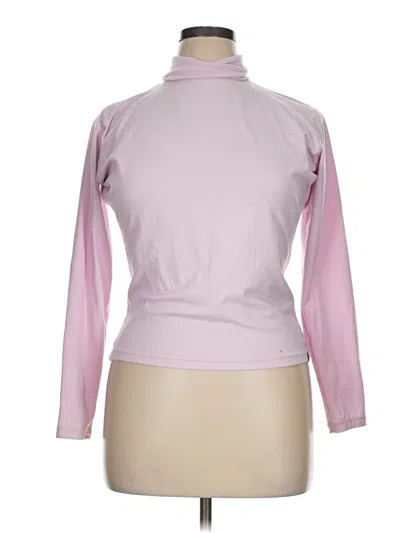 Pre-owned Alpine Design Long Sleeve Top Pink Turtleneck Tops