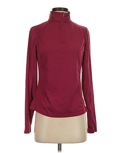 Pre-owned Alpine Design Long Sleeve Turtleneck In Burgundy