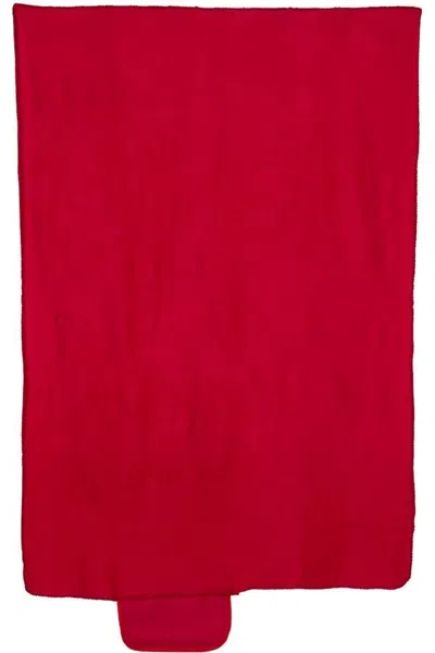 Alpine Fleece Roll Up Blanket In Red