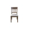 Alpine Furniture Donham Set Of 2 Side Chairs, Brown