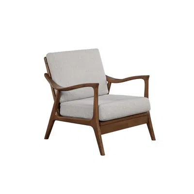 Alpine Furniture Slate Lounge Chair With Removable Cushions In Animal Print