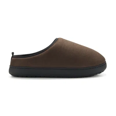 Alpine North Canmore Insulated Faux Suede Slippers, Coffee In Brown