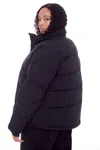 Alpine North Forillon Plus Women's Vegan Down (recycled) Short Quilted Puffer Jacket (plus Size) In Blue