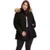 Alpine North Glacier Plus Women's Vegan Down (recycled) Parka (plus Size) In Black