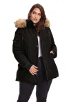 Alpine North Glacier Plus Women's Vegan Down (recycled) Parka (plus Size) In Black