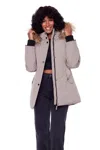 Alpine North Glacier Women's Vegan Down (recycled) Parka In Grey