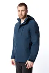 Alpine North Hudson Men's Rain Jacket, Navy In Blue