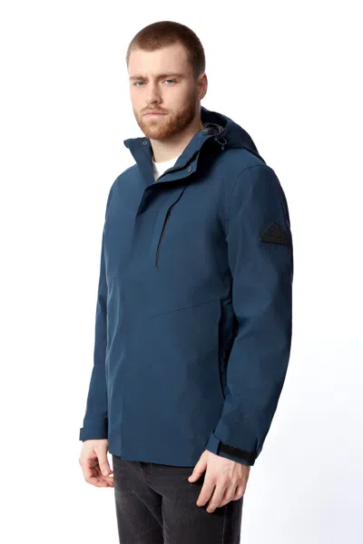 Alpine North Hudson Men's Rain Jacket, Navy In Blue