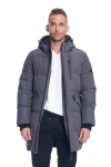 Alpine North Jasper Men's Vegan Down (recycled) Puffer Coat In Dark Grey
