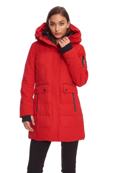 ALPINE NORTH KOOTNEY WOMEN'S VEGAN DOWN (RECYCLED) MID-LENGTH PARKA