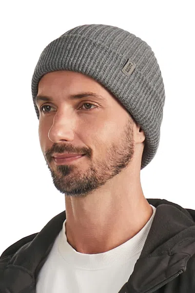 ALPINE NORTH MUSKOKA UNISEX CUFF BEANIE, HEATHER GREY