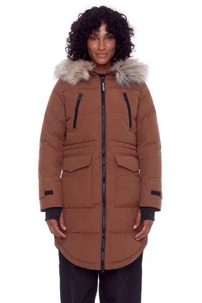 ALPINE NORTH UKON WOMEN'S VEGAN DOWN (RECYCLED) DRAWSTRING PARKA