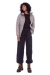 Alpine North Yoho Ladies' Women's Vegan Down (recycled) Lightweight Packable Puffer In Grey