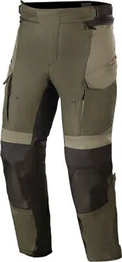 Pre-owned Alpinestars Andes V3 Pants Small Green 3227521-619-s Poly-fabric Regular