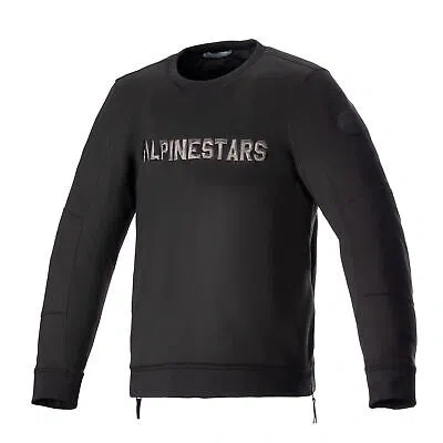 Pre-owned Alpinestars Legit Crew Fleece Black / Cool Grey