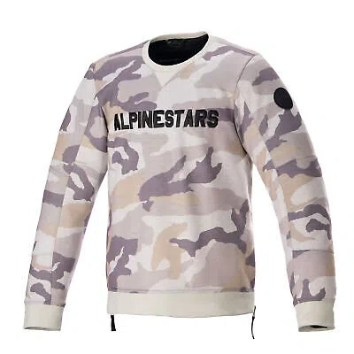 Pre-owned Alpinestars Legit Crew Fleece Light Grey / Camo