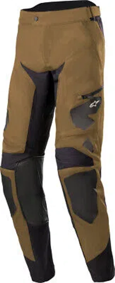 Pre-owned Alpinestars Venture Xt In-the-boot Pants 4xl Tan/black 3323022-879-4x 4x-large In Tan | Black